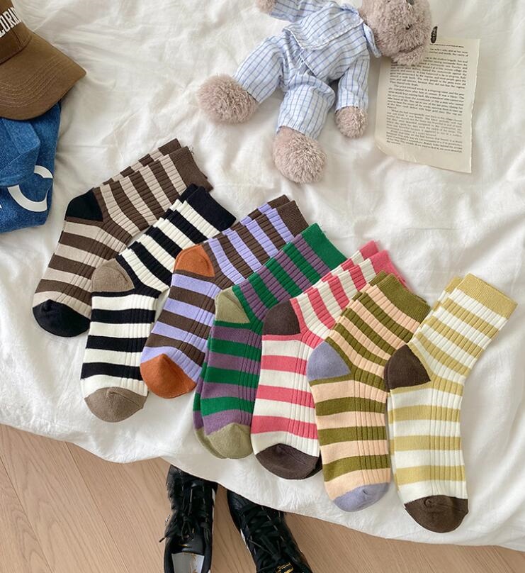 2024★秋冬新作★ソックス★レディース靴下★7色