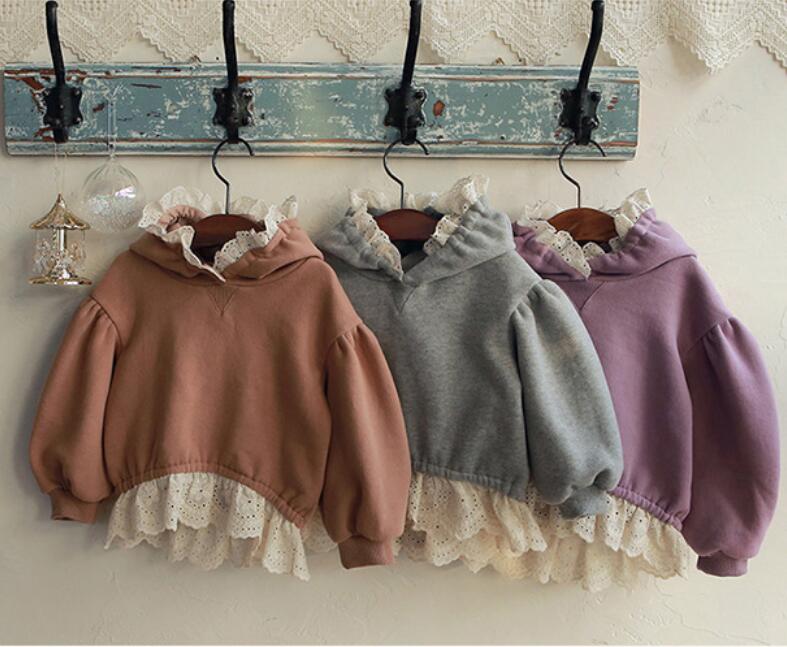 2024★秋冬新作★韓国風子供服★パーカー★裏起毛★3色90-150CM
