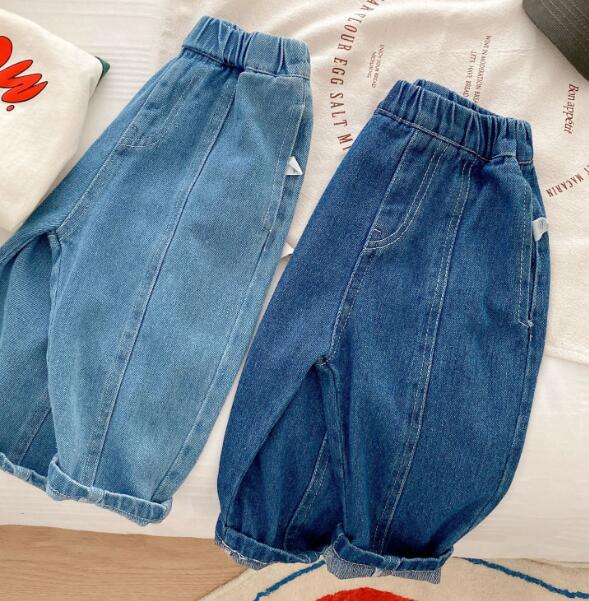 子供服★ズボン★ボトムス★ジーンズ★韓国風子供服★キッズ★男女兼用★2色★80-140CM