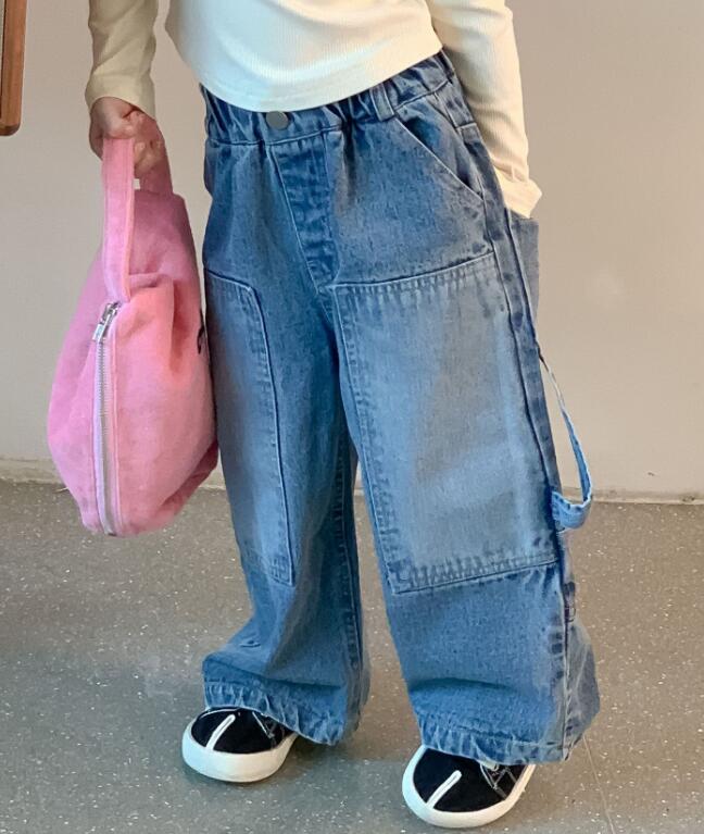 2024年新品★子供服 　デニムズボン★90-140cm★