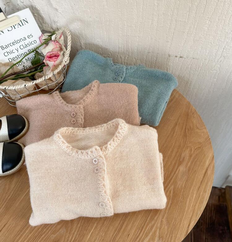 2024★春秋新作★韓国風子供服★カーディガン★3色90-140CM