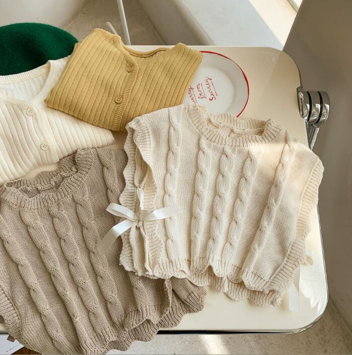 2024★春秋新作★韓国風子供服★チョッキ★2色80-130CM