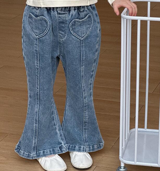 「2024」子供服★ズボン★ジーンズ★韓国風子供服★キッズ女の子★ボトムス★90-140CM
