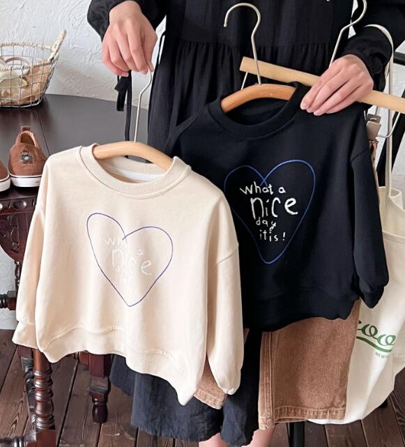 2024春秋新品★子供服　長袖トップス★80-130cm★2色