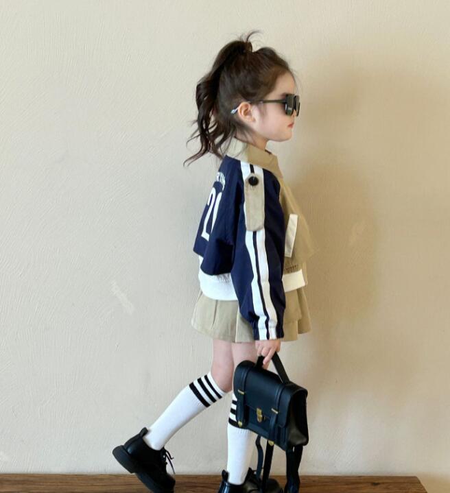 2024★春秋新作★韓国風子供服★トップス+スカート★セットアップ★90-140CM