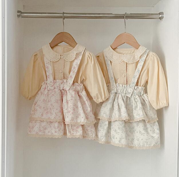 2024年新★子供服　トップス+サロペット　セット★73-100cm★