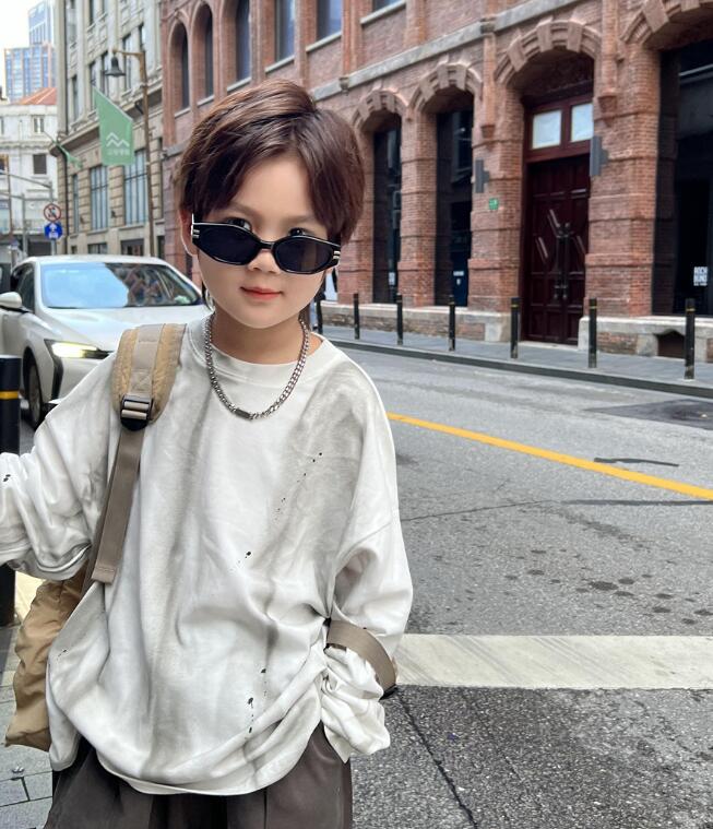 2024★春秋新作★韓国風子供服★Tシャツ★2色90-160CM