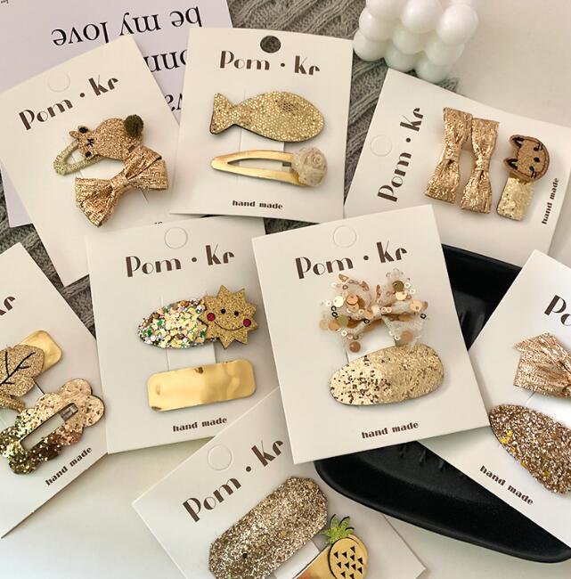 髪飾り★まとめ髪用★ヘアアクセサリー★子供用★キッズ★ヘアピン★2枚入り★多色