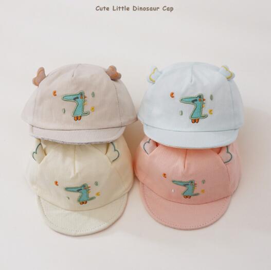子供用★帽子★キャップ★野球帽★ベビー★男女兼用★日焼け防止★ダイナソー★可愛い★4色