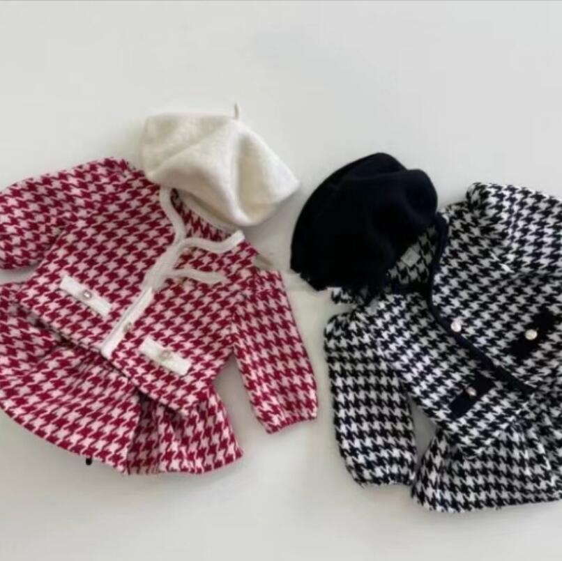 2024★春秋新作★韓国風ベビー服★トップス+スカート2セット★2色73-100CM