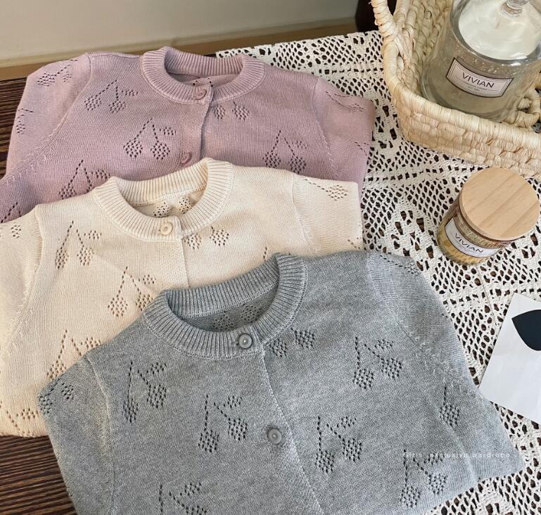 2024新品★子供服　ワンピース&カーディガン★80-130cm★2色