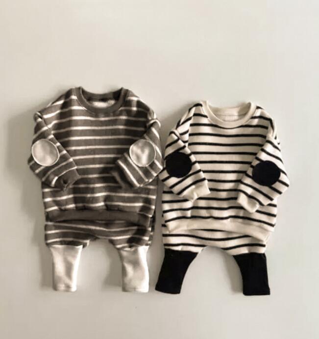 2024★春秋新作★韓国風ベビー服★トップス+ズボン2セット★2色73-100CM