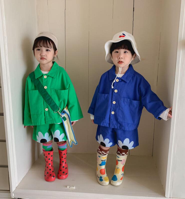 2024★春夏新作★韓国風子供服★トップス+ズボン2セット★2色80-130CM