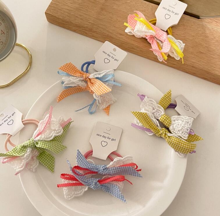 雑貨★子供髪飾り　ヘアバンド　ヘアゴム★アクセサリー　5組選べ★