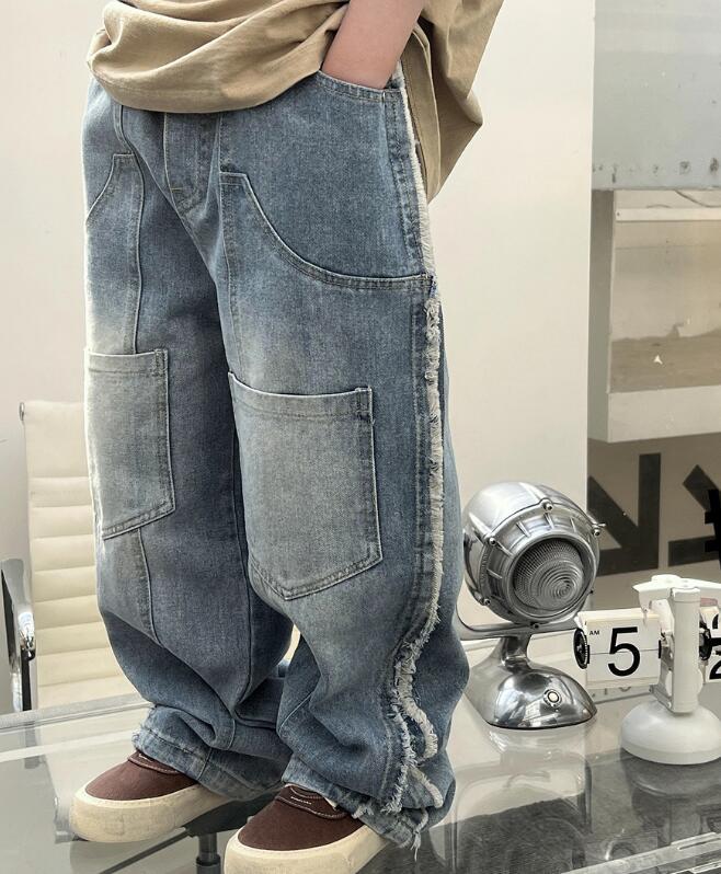 2024新品★子供服　デニムズボン★90-160cm★