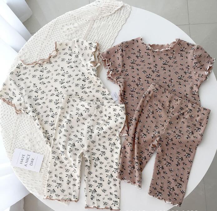 2024★春夏新作★韓国風子供服★トップス+ズボン2セット★2色80-140CM