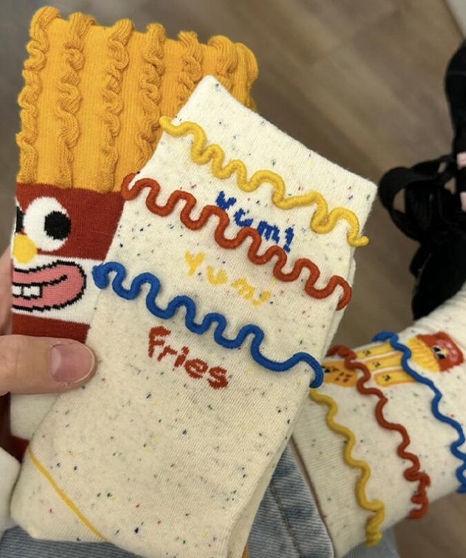 2024★春秋新作★ソックス★レディース靴下★3色