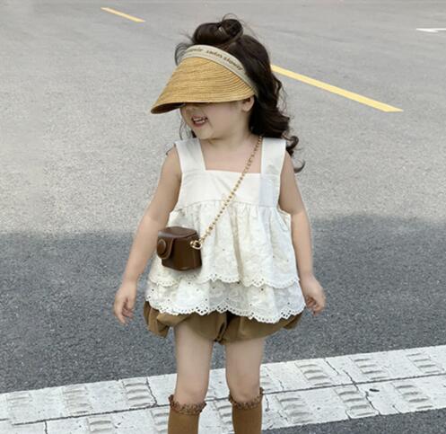 子供服★トップス★キャミソール★無地★韓国風子供服★キッズ女の子★80-130CM