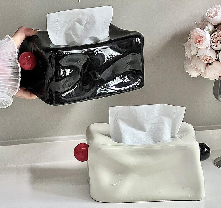 ★超人気★インテリア★陶器ティッシュ収納★