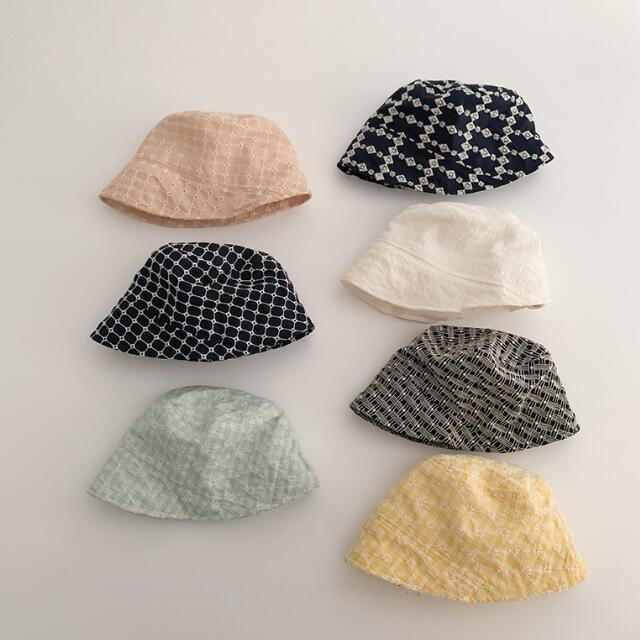 子供用★帽子★バケットハット★キッズ★男女兼用★日焼け防止★韓国風★7色