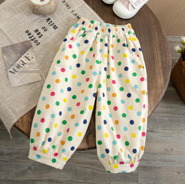 子供服★ボトムス★ズボン★水玉★韓国風子供服★キッズ女の子★80-130CM