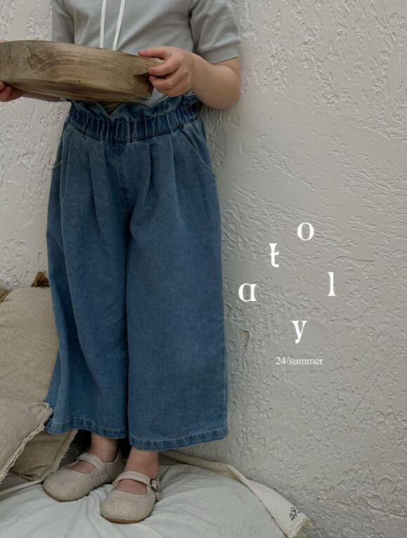 2024年夏 otaly★子供服　デニムズボン★90-130cm★