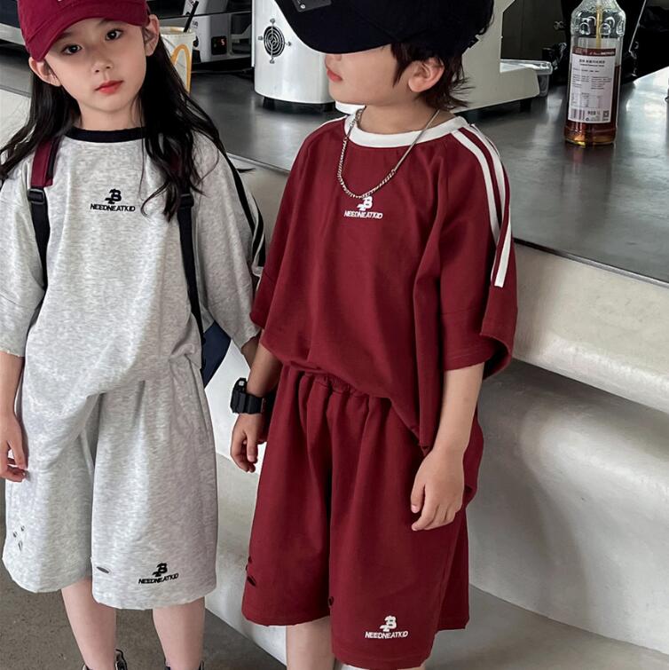 2024★春夏新作★韓国風子供服★トップス+ズボン★2色90-160CM