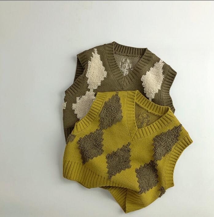 2024★春秋新作★韓国風子供服★チョッキ★2色80-130CM