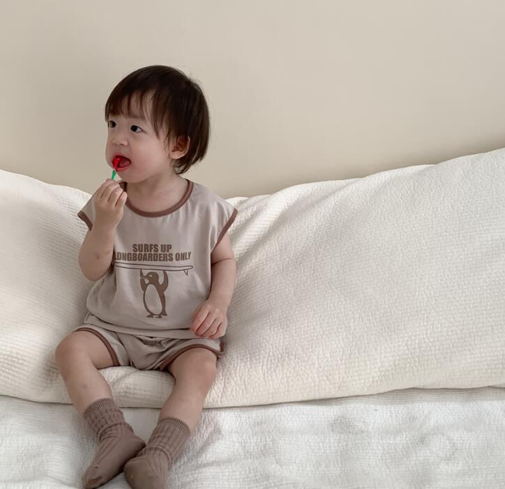 2024新型★ベビー服　セットアップ★66-100★2色