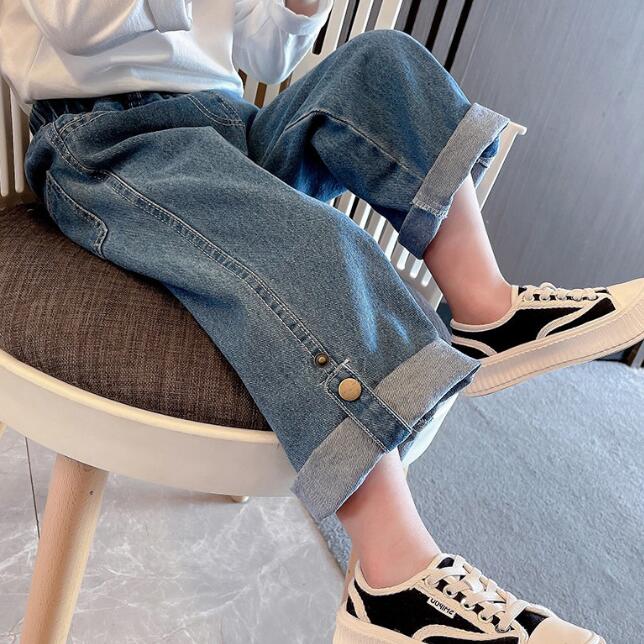 「2024」子供服★ボトムス★ジーンズ★ズボン★韓国風子供服★キッズ女の子★7-17#