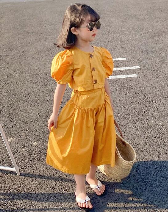 2024★春夏新作★韓国風子供服★トップス+ズボン★2色7-15
