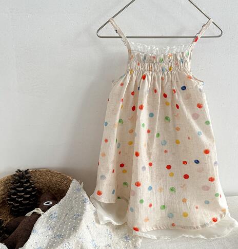 2024夏新品★子供服　ワンピース★90-140cm★