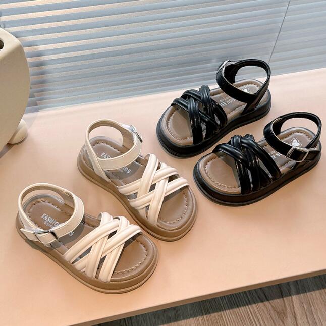 「2024」キッズ★靴★子供靴★シューズ★サンダル★キッズ女の子★2色★23-30#