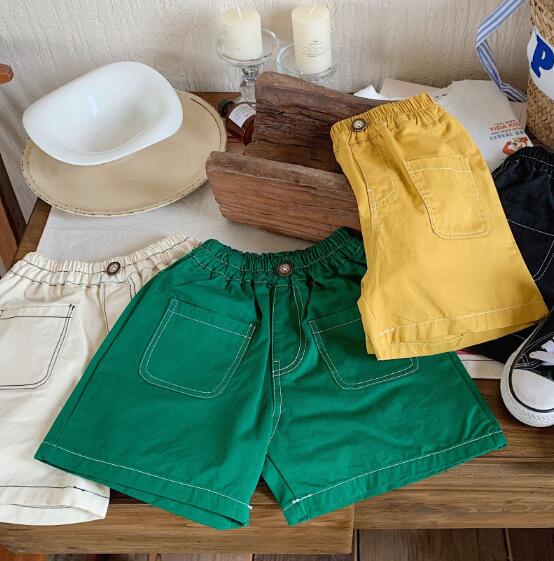 「2024」子供服★ボトムス★ショートパンツ★韓国風子供服★キッズ男の子★4色★90-140CM