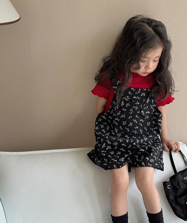 2024夏★子供服　トップス+サロペット　セット★90-150cm★
