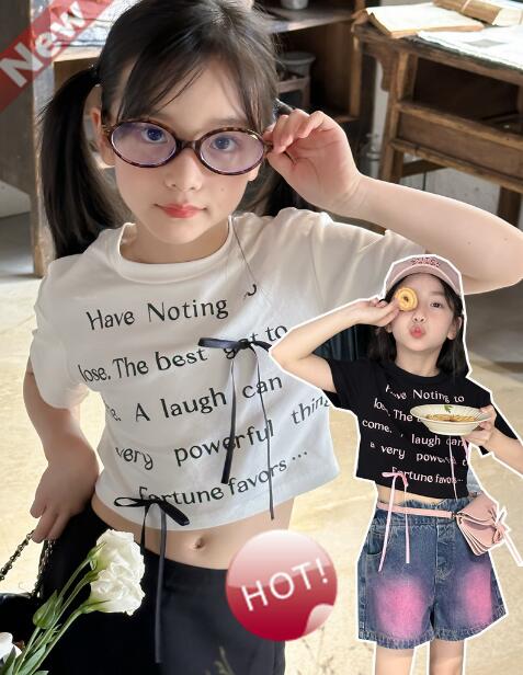 2024夏新品★子供服　トップス★100-160cm　2色