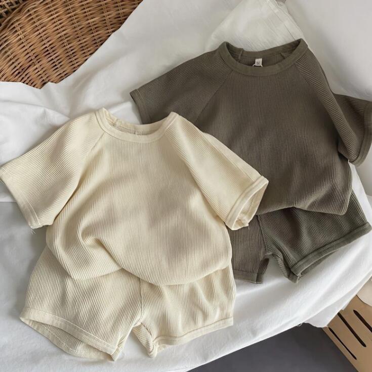 2024★夏新作★韓国風子供服★トップス+ズボン★2色80-130CM