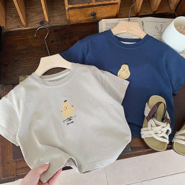 「2024」子供服★トップス★Tシャツ★半袖★韓国風子供服★2色★80-130CM