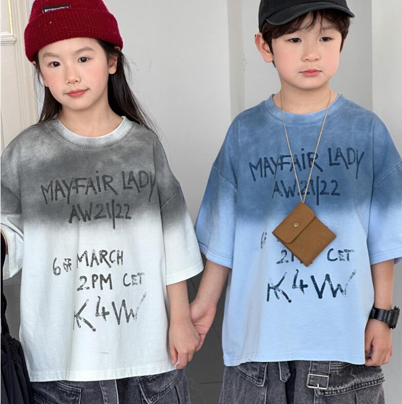 2024★夏新作★韓国風子供服★Tシャツ★2色90-140CM