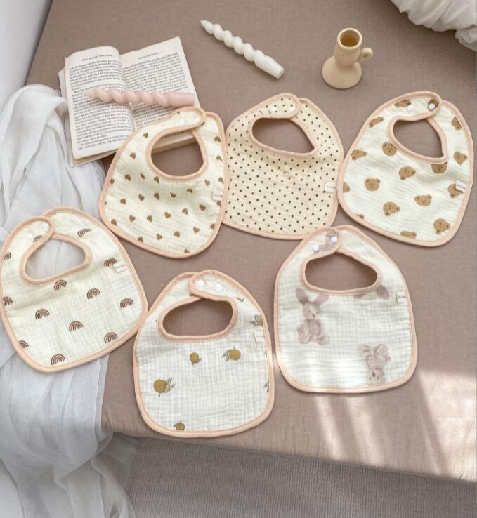 2024★涎掛け★ハンカチ★食事用エプロン★タオル★食事用ビブ