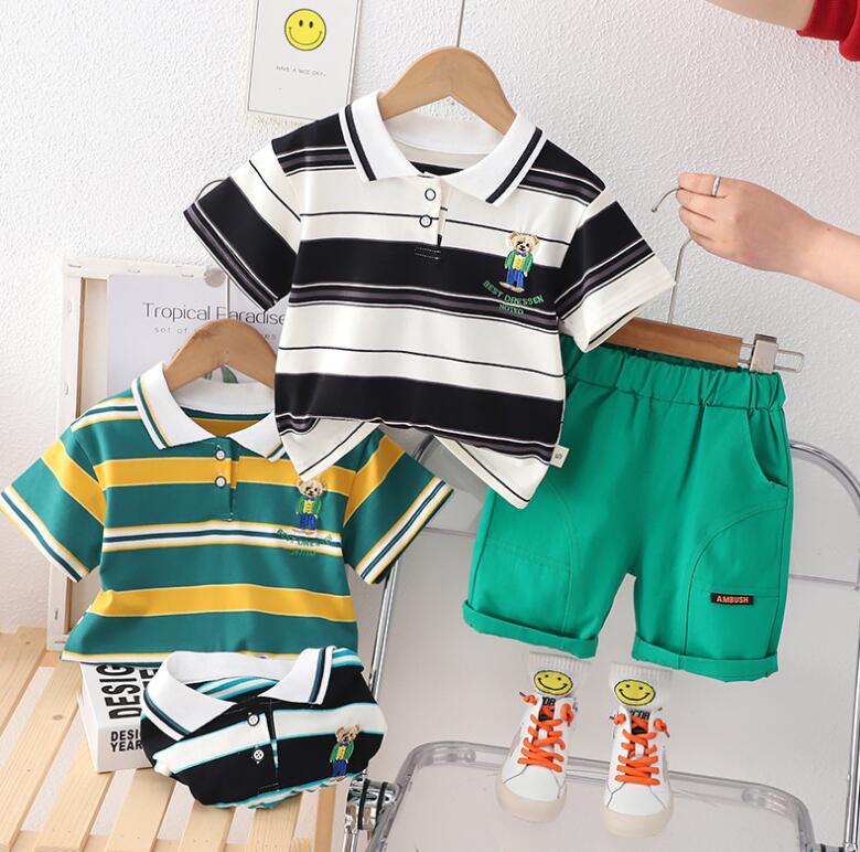 2024夏新作★子供服　トップス+ズボン+バッグ　セット★80-120cm★3色