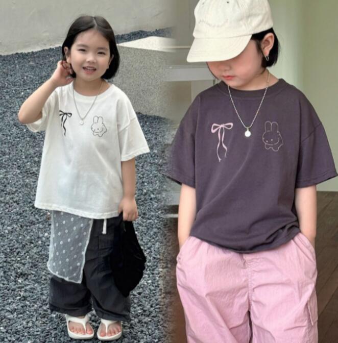 2024夏新品★子供服　トップス★90-140cm★2色