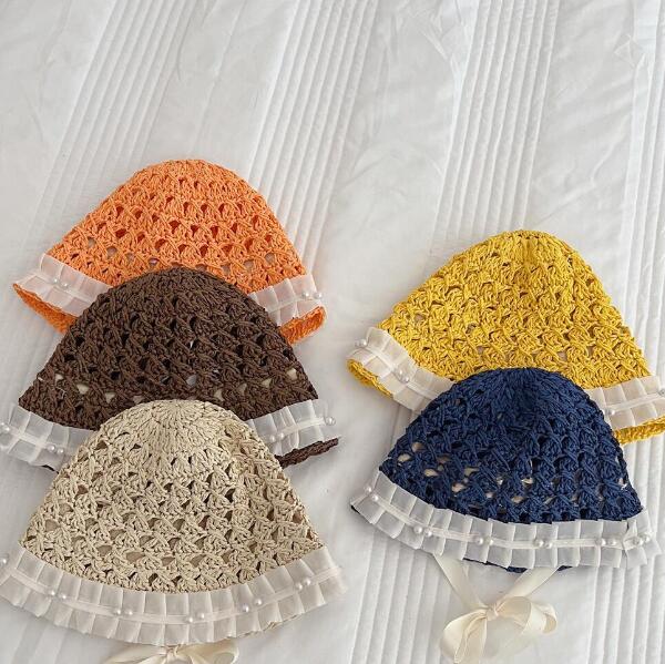 「2024」子供用★帽子★バケットハット★キッズ★麦わら帽子★可愛い★8色