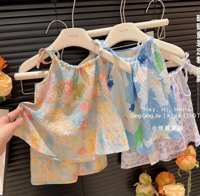 2024夏新品★子供服　セットアップ★80-140cm★3柄