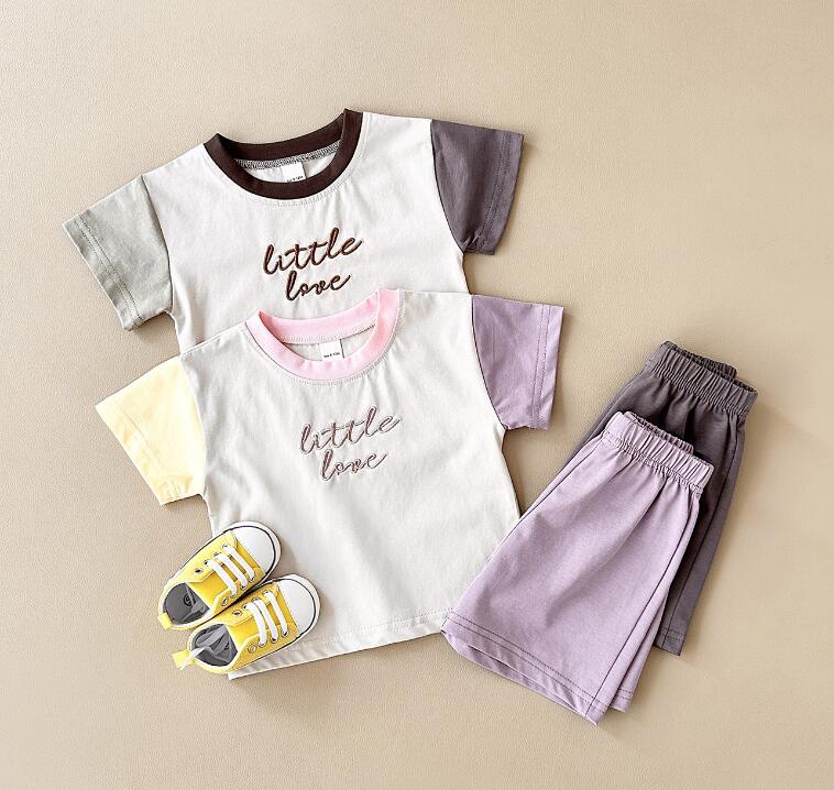 2024夏新型★子供服　トップス+ズボン　セット★★2色