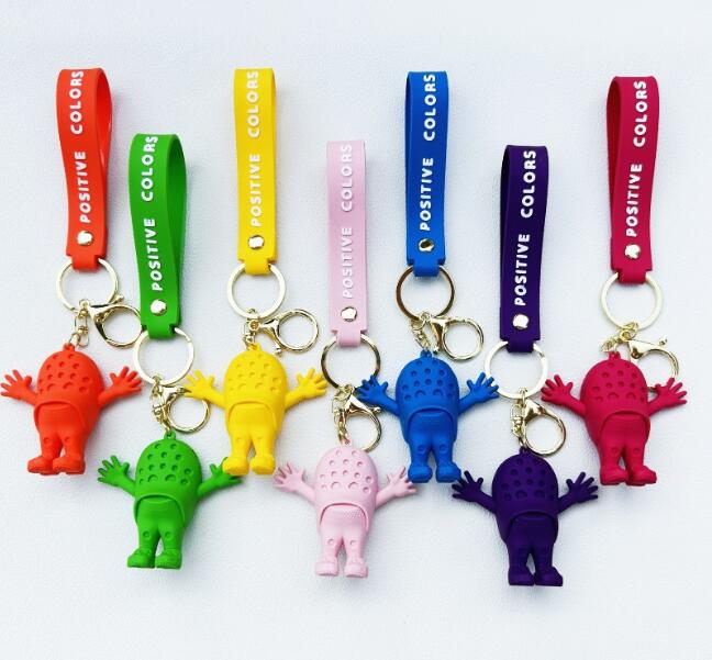 ★可愛いキーホルダー　装飾品★キーチェーン　DIYパーツ★7色