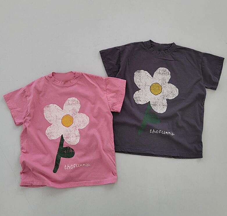 2024★夏新作★韓国風子供服★Tシャツ★2色80-130CM