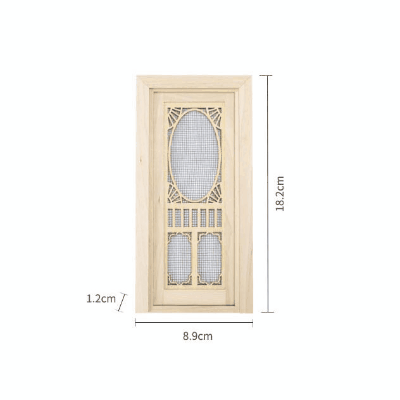 ミニチュア ドールハウス用家具 フィギュア ぬい撮 1:6/1:12dollhouse BJD微景観 ドール撮影 ドア 着色可
