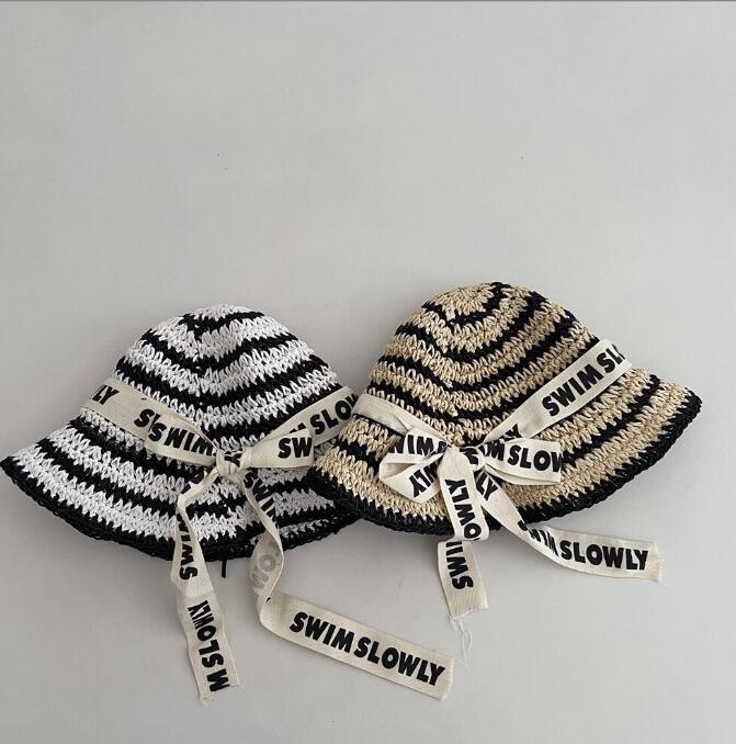 2024★夏新作★麦わら帽子★キッズ帽子★キャップ★2色