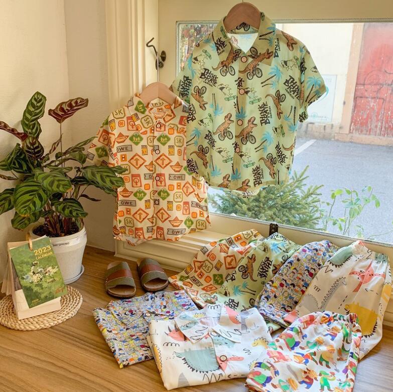 2024★夏新作★韓国風子供服★トップス+ズボン★7色80-140CM